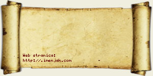 Jana Ćatić vizit kartica